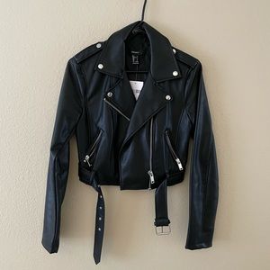New Faux Vegan Leather jacket - Forever 21